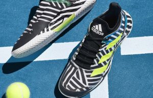 adidas Adizero Ubersonic 4 Tennis Shoes Black Solar Yellow G55454 02