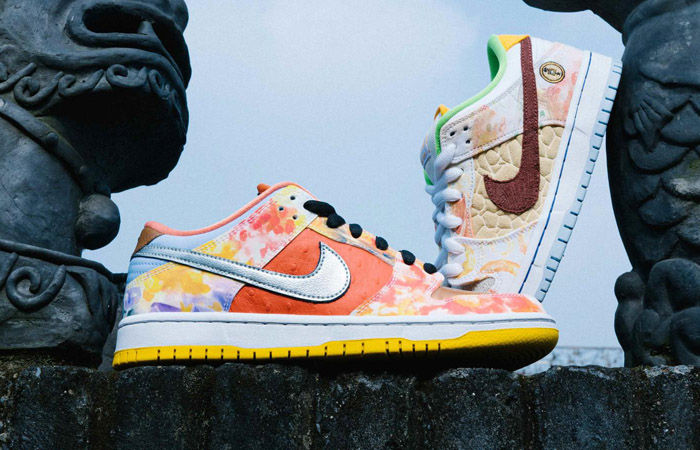 Artistic Look Of "Nike SB Dunk Low Street Hawker" Honoring Chinese Cuisines