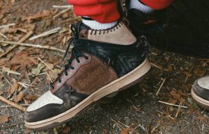 Bodega Nike Dunk High Fauna Brown CZ8125-200 on foot 01