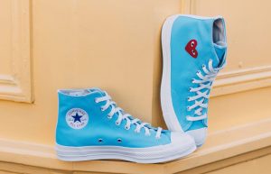 Comme des Garcons Play Converse Chuck Taylor All Star 70 High Blue 168300C 02