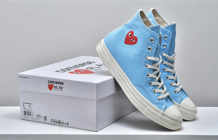 Comme des Garcons Play Converse Chuck Taylor All Star 70 High Blue 168300C 03