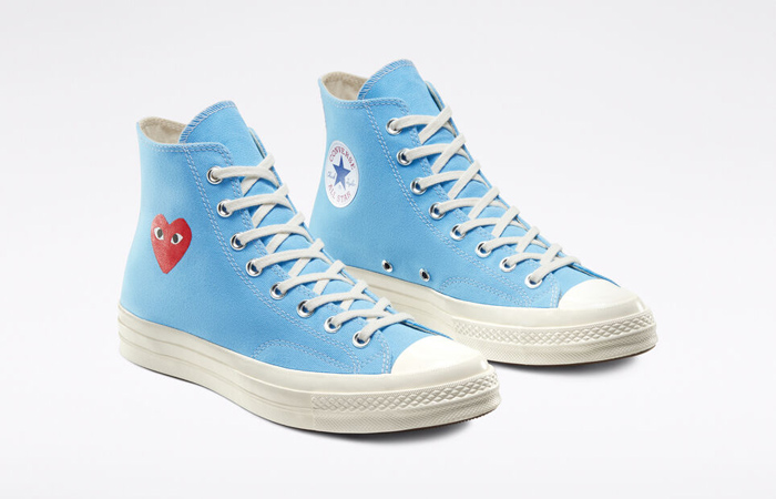 Comme des Garcons Play Converse Chuck Taylor All Star 70 High Blue 168300C 05