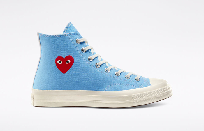 Comme des Garcons Play Converse Chuck Taylor All Star 70 High Blue 168300C 06