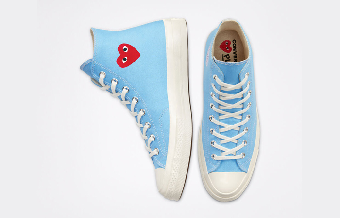 Comme des Garcons Play Converse Chuck Taylor All Star 70 High Blue 168300C 07