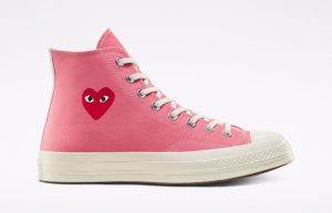 Comme des Garcons Play Converse Chuck Taylor All Star 70 High Pink 168301C 06