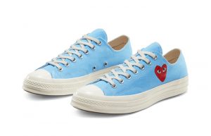 Comme des Garcons Play Converse Chuck Taylor All Star 70 Low Blue 168303C 05