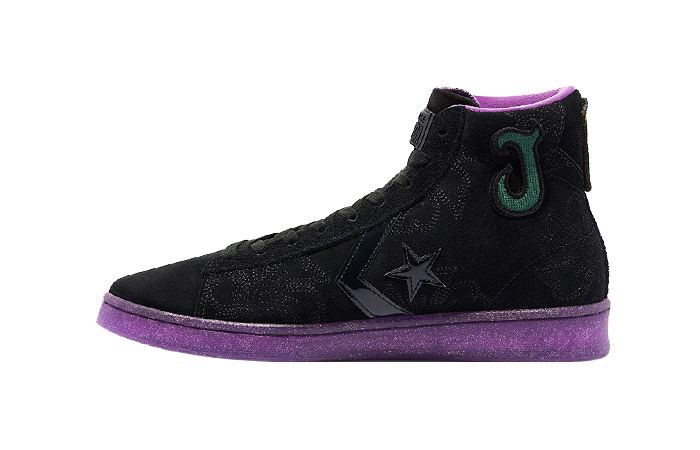 Joe Freshgoods Converse Pro Leather High Black Purple 170645C 01
