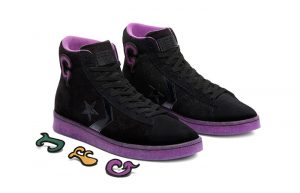 Joe Freshgoods Converse Pro Leather High Black Purple 170645C 02