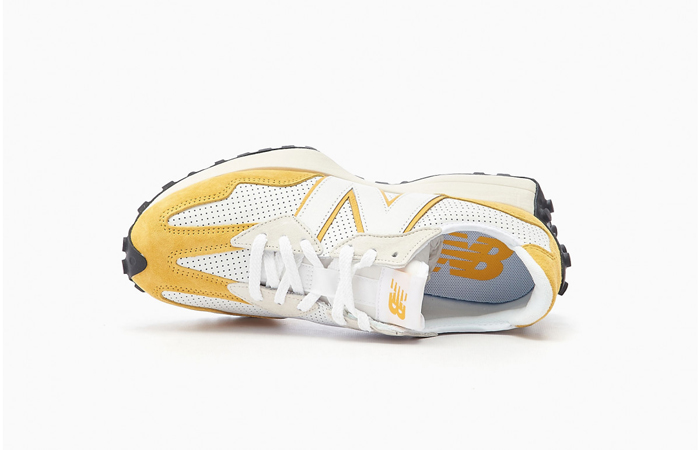 New Balance 327 Perforated Pack White Yellow MS327PG 04