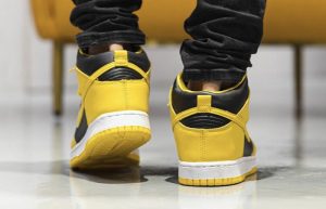 Nike Dunk High SP Yellow Black CZ8149-002 on foot 03