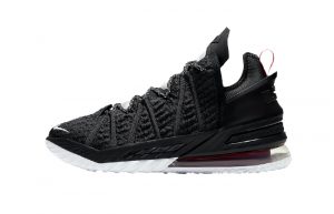 Nike LeBron 18 Black White CQ9283-001 01