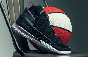 Nike LeBron 18 Black White CQ9283-001 06