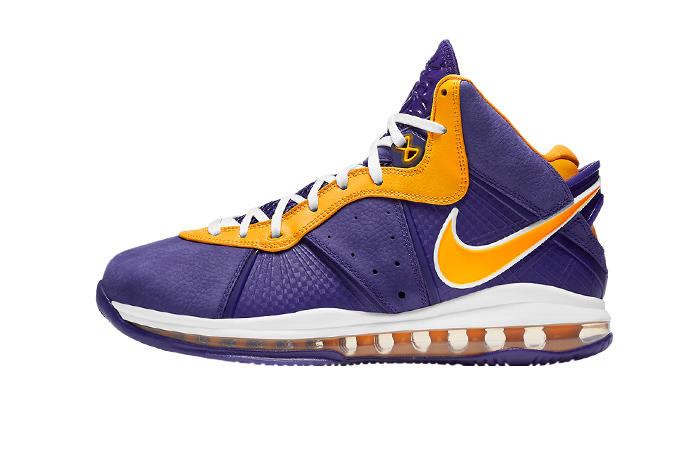 Nike LeBron 8 Lakers Purple Orange DC8380-500 01
