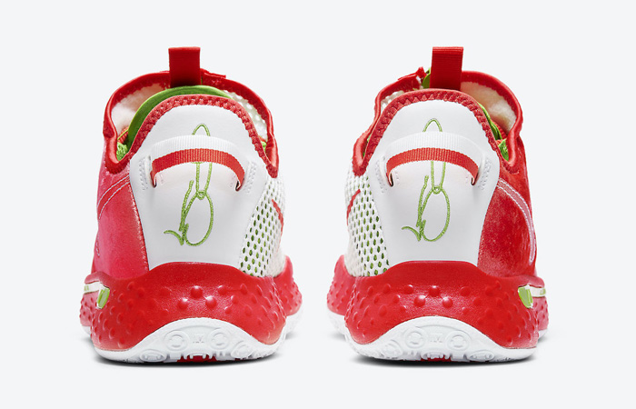 Nike PG 4 Christmas Crimson Volt White CD5079-602 05