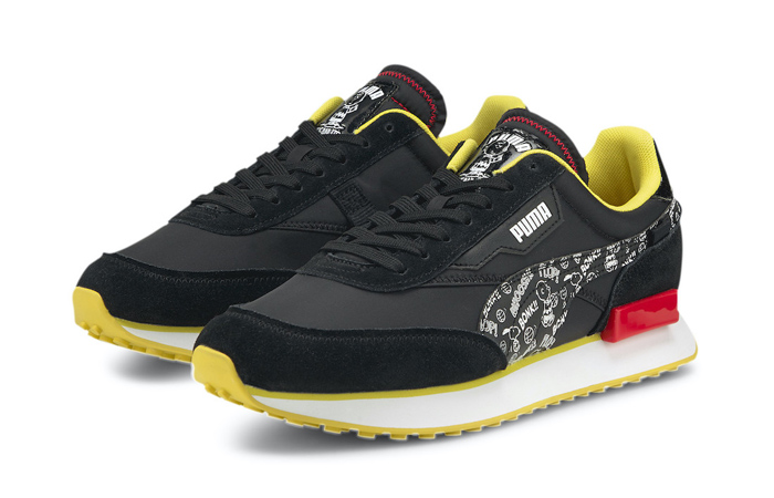 Peanuts Puma Future Rider Black Yellow 3804 01 Where To Buy Fastsole