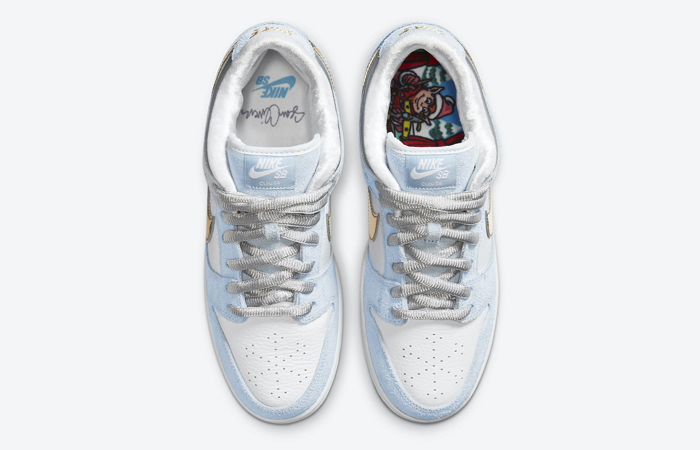Sean Cliver Nike SB Dunk Low White Psychic Blue DC9936-100 07