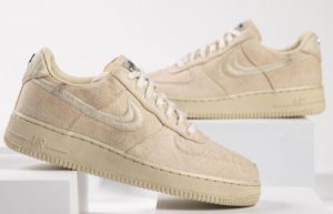 Stussy Nike Air Force 1 Low Fossil Stone CZ9084-200 04