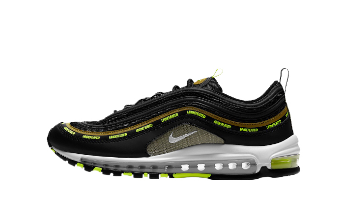 Undefeated Nike Air Max 97 Black Volt Green DC4830-001 01