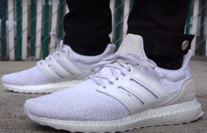 adidas Ultra Boost DNA 4.0 Metallic Silver White G55461 on foot 01