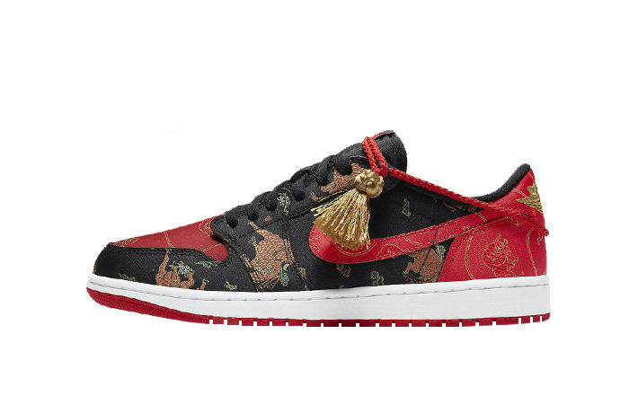 Air Jordan 1 Low Chinese New Year Bred Gold DD2233-001 01