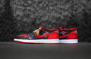 Air Jordan 1 Low Chinese New Year Bred Gold DD2233-001 02