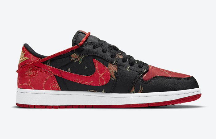 Air Jordan 1 Low Chinese New Year Bred Gold DD2233-001 06