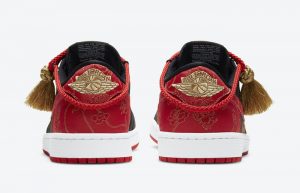 Air Jordan 1 Low Chinese New Year Bred Gold DD2233-001 08