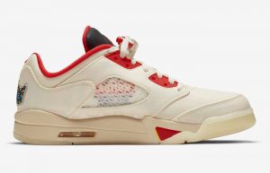 Air Jordan 5 Low Chinese New Year Pearl White Chile Red DD2240-100 03