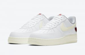 Nike Air Force 1 Low Valentines Day White Red DD7117-100 02