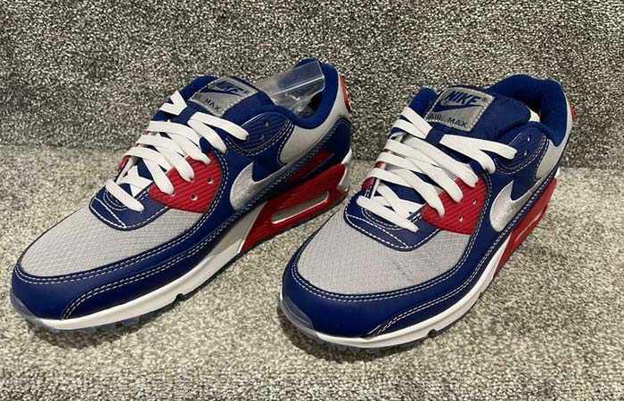 air max 90 blue and red