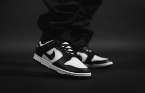 Nike Dunk Low Black White DD1391-100 on foot 01