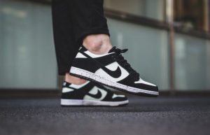Nike Dunk Low Black White DD1391-100 onfoot 04