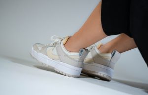 Nike Dunk Low Disrupt Sail Pearl White Womens CK6654-103 on foot 03