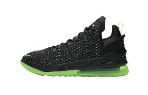Nike LeBron 18 Dunkman Black Electric Green CQ9283-005 01