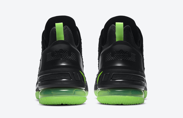Nike LeBron 18 Dunkman Black Electric Green CQ9283-005 05