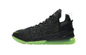 Nike LeBron 18 Dunkman Black Electric Green CQ9284-005 01
