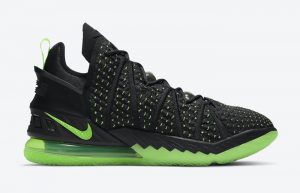 Nike LeBron 18 Dunkman Black Electric Green CQ9284-005 03