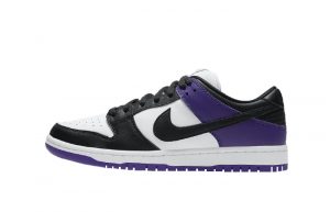 Nike SB Dunk Low White Black Court Purple BQ6817-500 01