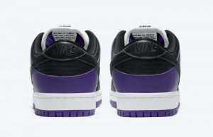 Nike SB Dunk Low White Black Court Purple BQ6817-500 08