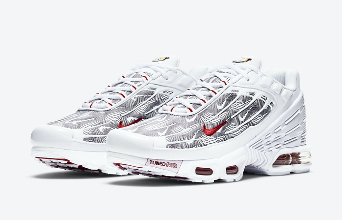 Nike TN Air Max Plus 3 Topography Pack White Red DH4107-100 02