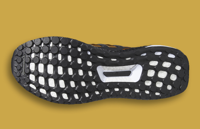 Patrick Mahomes adidas Ultra Boost DNA Black Gold H02868 down