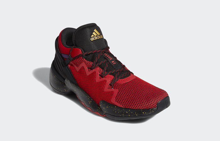 adidas DON Issue 2 Scarlet Core Black FX6490 02