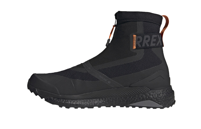 adidas Terrex Free Hiker Cold RDY Core Black Orange FU7217 01