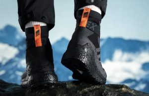 adidas Terrex Free Hiker Cold RDY Core Black Orange FU7217 on foot 03