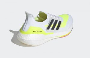 adidas Ultra Boost 21 Cloud White Solar Yellow FY0377 05