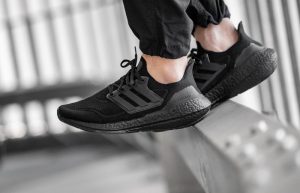 adidas Ultra Boost 21 Core Black FY0306 on foot 01