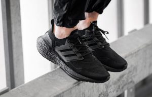 adidas Ultra Boost 21 Core Black FY0306 on foot 02