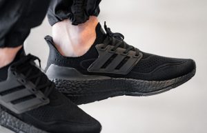 adidas Ultra Boost 21 Core Black FY0306 on foot 03