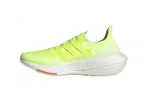 adidas Ultra Boost 21 Hi Res Yellow White Womens FY0398 01