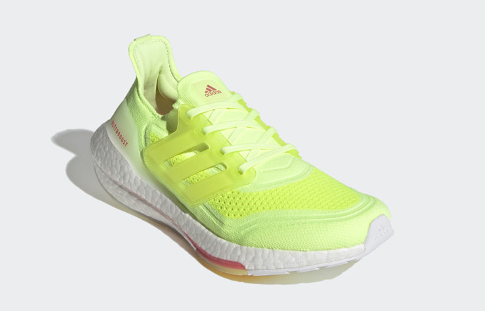 adidas Ultra Boost 21 Hi Res Yellow White Womens FY0398 02